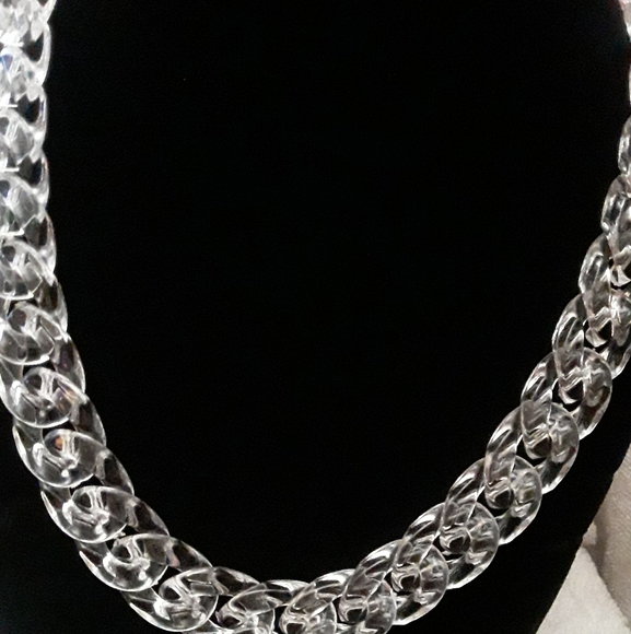 💥💥Beautiful clear acrylic cuban link 🥰🥰 - Picture 2 of 4